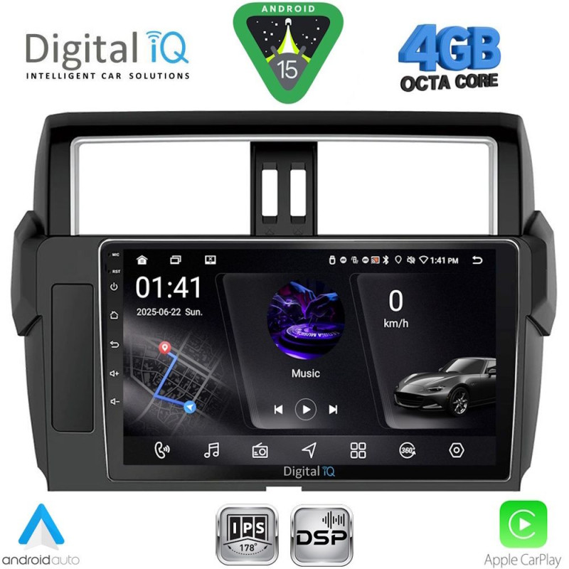 DIGITAL IQ RSG 6777_CPA (10inc) MULTIMEDIA TABLET for TOYOTA PRADO mod. 2014-2017