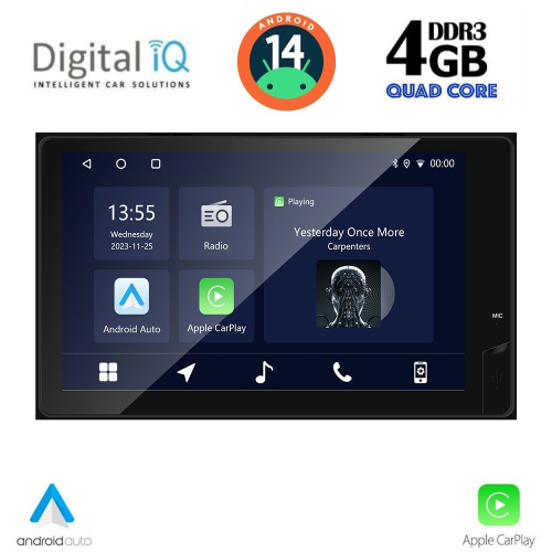 DIGITAL IQ RTE 562_CPAA (8'' DECK) MULTIMEDIA for TOYOTA ALL (230mm)