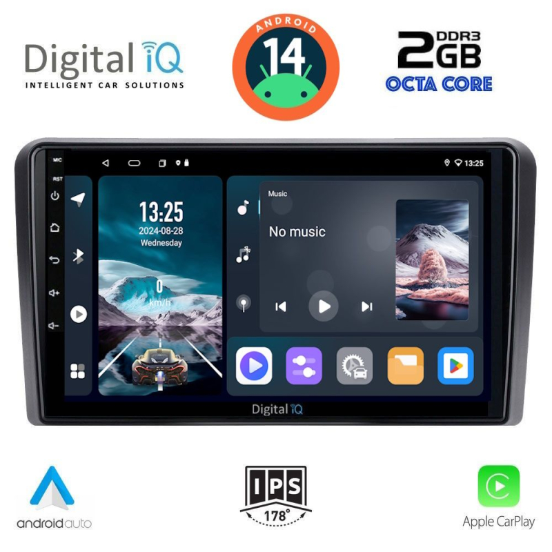 DIGITAL IQ RTG 4003_CPA (9inc) MULTIMEDIA TABLET for AUDI A3 mod. 2003-2012 DIGITAL IQ RTG 4003_CPA (9inc) MULTIMEDIA TABLET for AUDI A3 mod. 2003-2012