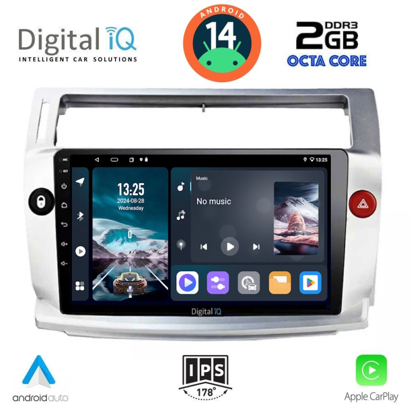 DIGITAL IQ RTG 4084_CPA (9inc) MULTIMEDIA TABLET for CITROEN C4 mod. 2004-2011 DIGITAL IQ RTG 4084_CPA (9inc) MULTIMEDIA TABLET for CITROEN C4 mod. 2004-2011