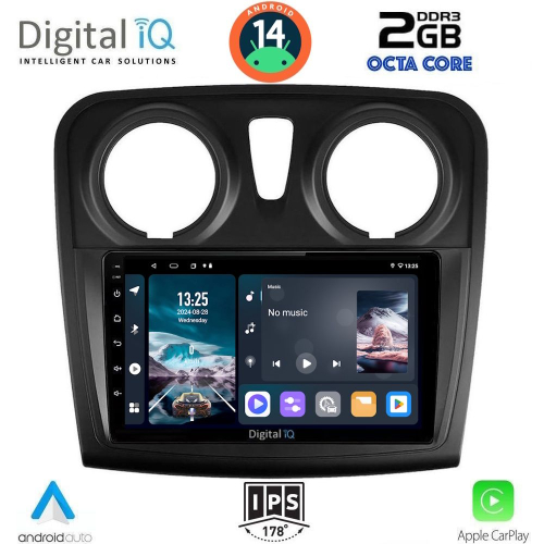 DIGITAL IQ RTG 4108_CPA (9inc) MULTIMEDIA TABLET for DACIA LOGAN – SANDERO mod. 2012-2019