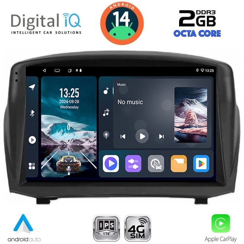 DIGITAL IQ RTG 4154B_CPA (9inc) MULTIMEDIA TABLET for FORD FIESTA mod. 2008-2017