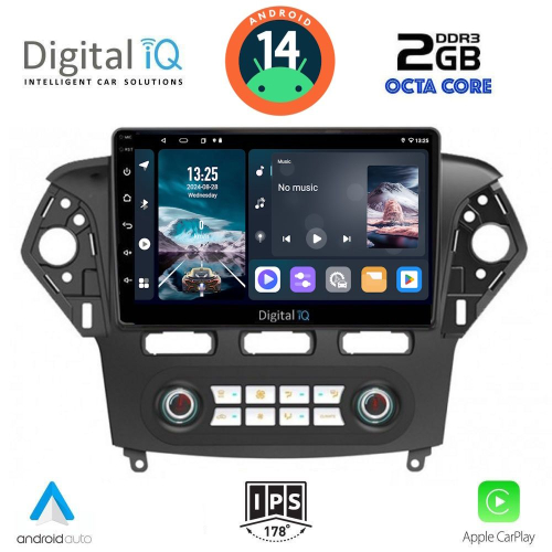 DIGITAL IQ RTG 4163_CPA CLIMA (10inc) MULTIMEDIA TABLET for FORD MONDEO mod. 2011-2013