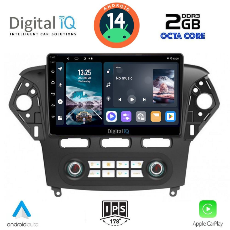 DIGITAL IQ RTG 4163_CPA CLIMA (10inc) MULTIMEDIA TABLET for FORD MONDEO mod. 2011-2013 DIGITAL IQ RTG 4163_CPA CLIMA (10inc) MULTIMEDIA TABLET for FORD MONDEO mod. 2011-2013