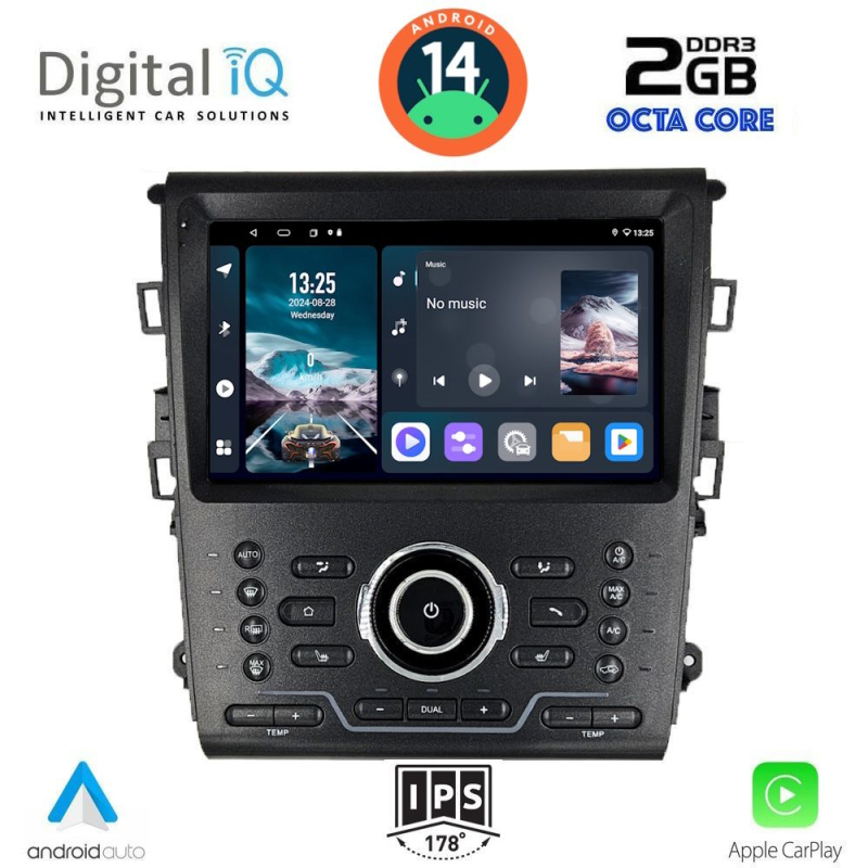 DIGITAL IQ RTG 4164_CPA CLIMA (9inc) MULTIMEDIA TABLET for FORD MONDEO mod. 2014> DIGITAL IQ RTG 4164_CPA CLIMA (9inc) MULTIMEDIA TABLET for FORD MONDEO mod. 2014>