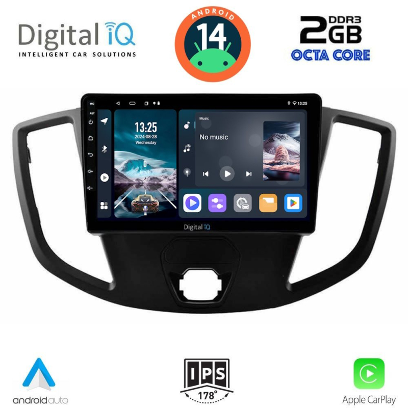 DIGITAL IQ RTG 4179_CPA (9inc) MULTIMEDIA TABLET for FORD TRANSIT mod. 2014-2020 DIGITAL IQ RTG 4179_CPA (9inc) MULTIMEDIA TABLET for FORD TRANSIT mod. 2014-2020