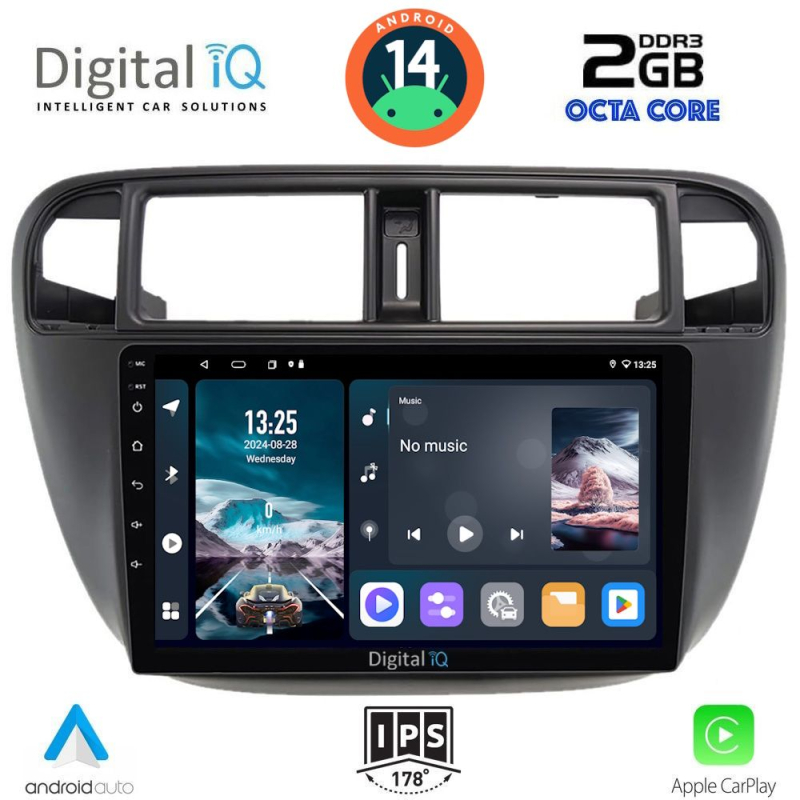 DIGITAL IQ RTG 4186_CPA A/C (9inc) MULTIMEDIA TABLET for HONDA CIVIC mod. 1995-2001 DIGITAL IQ RTG 4186_CPA A/C (9inc) MULTIMEDIA TABLET for HONDA CIVIC mod. 1995-2001