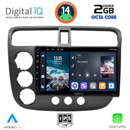 DIGITAL IQ RTG 4187_CPA (9inc) MULTIMEDIA TABLET for HONDA CIVIC 4D mod. 2001-2006