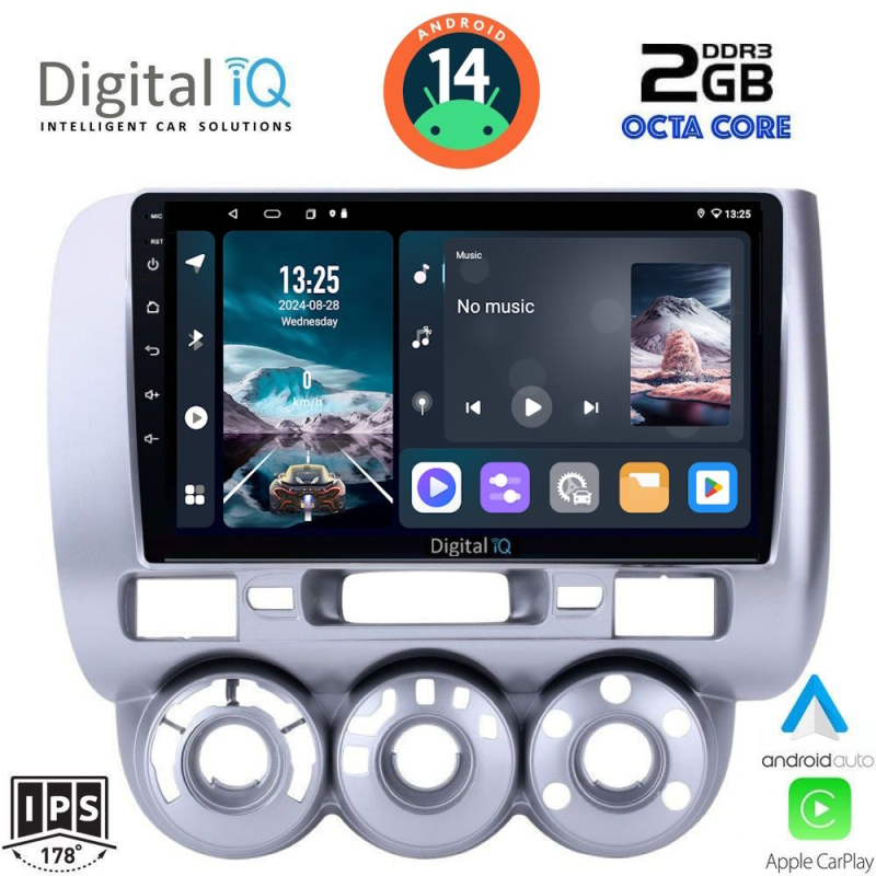 DIGITAL IQ RTG 4210_CPA A/C (9inc) MULTIMEDIA TABLET for HONDA JAZZ mod. 2002-2008 DIGITAL IQ RTG 4210_CPA A/C (9inc) MULTIMEDIA TABLET for HONDA JAZZ mod. 2002-2008