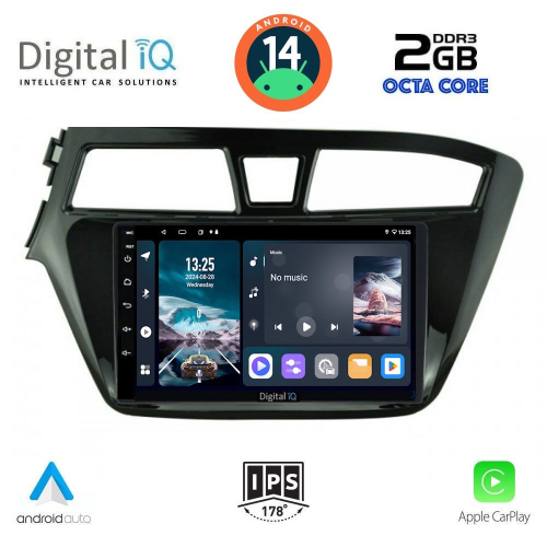 DIGITAL IQ RTG 4229_CPA (9inc) MULTIMEDIA TABLET for HYUNDAI i20 mod. 2014-2018