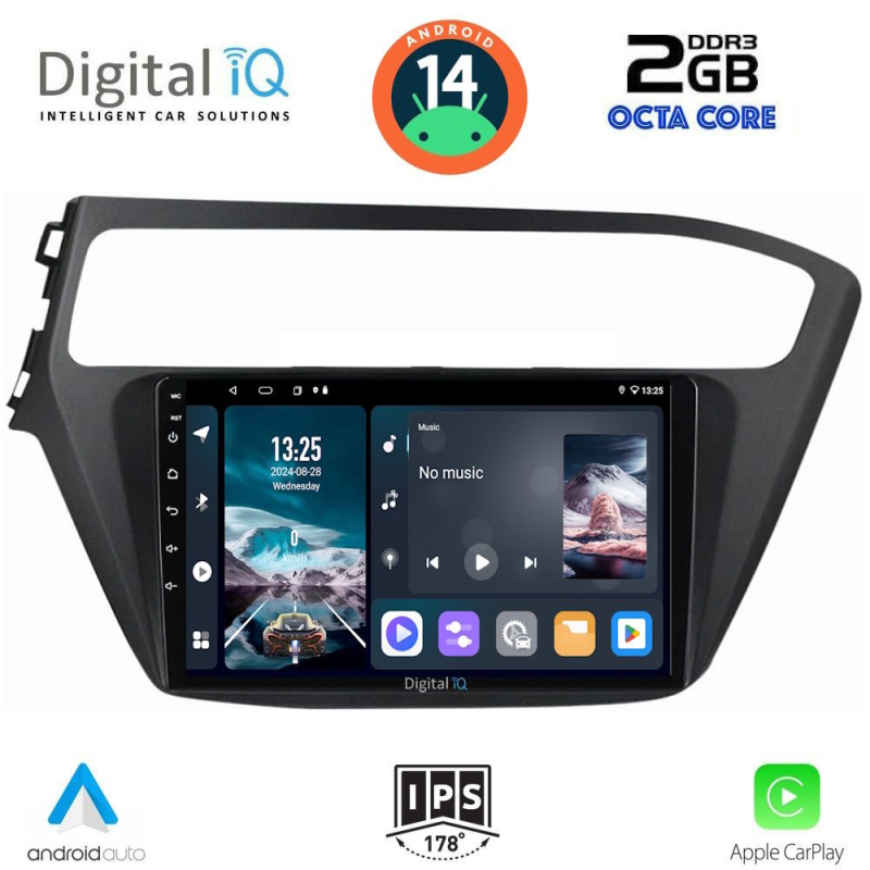 DIGITAL IQ RTG 4230_CPA (9inc) MULTIMEDIA TABLET for HYUNDAI i20 mod. 2018-2021 DIGITAL IQ RTG 4230_CPA (9inc) MULTIMEDIA TABLET for HYUNDAI i20 mod. 2018-2021