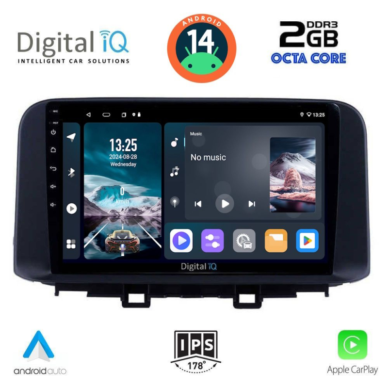 DIGITAL IQ RTG 4237_CPA (10inc) MULTIMEDIA TABLET for HYUNDAI KONA mod. 2017>
