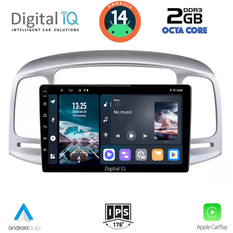 DIGITAL IQ RTG 4249_CPA (9inc) MULTIMEDIA TABLET for HYUNDAI ACCENT mod. 2005-2012