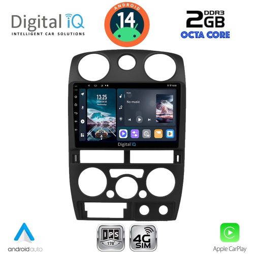 DIGITAL IQ RTG 4254BL_CPA (9inc) MULTIMEDIA TABLET for ISUZU D-MAX mod. 2008-2012 (BLACK)