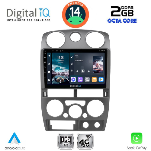 DIGITAL IQ RTG 4254GR_CPA (9inc) MULTIMEDIA TABLET for ISUZU D-MAX mod. 2008-2012 (GREY)