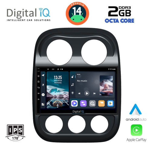 DIGITAL IQ RTG 4277_CPA (10inc) MULTIMEDIA TABLET for JEEP COMPASS - PATRIOT mod. 2007-2016