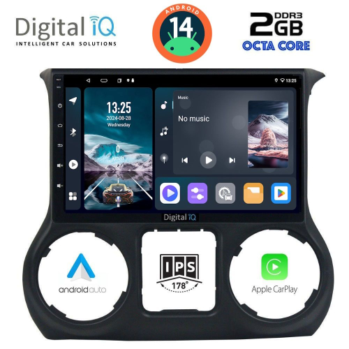 DIGITAL IQ RTG 4295_CPA (10inc) MULTIMEDIA TABLET for JEEP WRANGLER  mod. 2011-2014