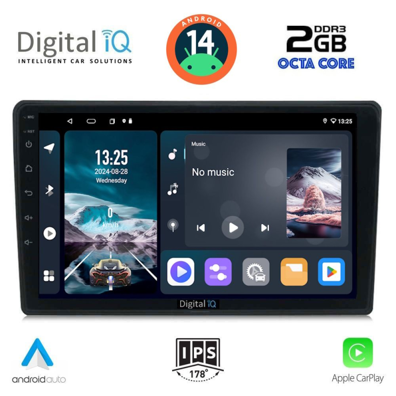 DIGITAL IQ RTG 4360_CPA (9inc) MULTIMEDIA TABLET for MAZDA 2 mod. 2002-2007