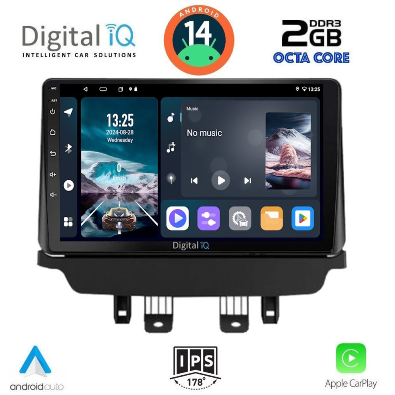 DIGITAL IQ RTG 4362_CPA (9inc) MULTIMEDIA TABLET for MAZDA 2 mod. 2014>