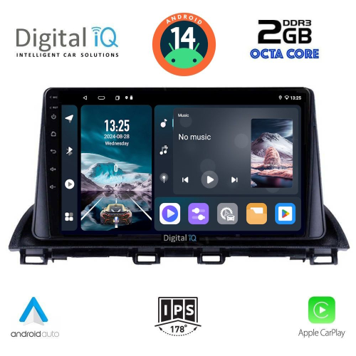 DIGITAL IQ RTG 4367_CPA (9inc) MULTIMEDIA TABLET for MAZDA 3 mod. 2014-2019