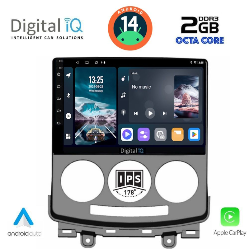 DIGITAL IQ RTG 4370_CPA (9inc) MULTIMEDIA TABLET for MAZDA 5  mod. 2004-2010