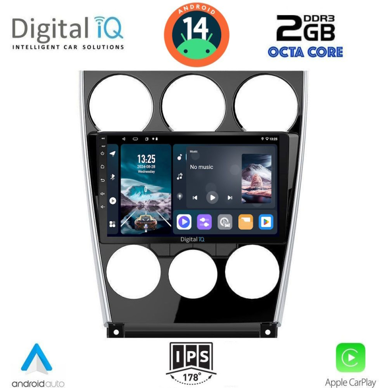 DIGITAL IQ RTG 4375_CPA (9inc) MULTIMEDIA TABLET for MAZDA 6 (FACELIFT) mod. 2005-2008