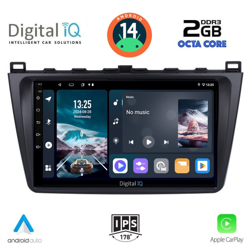 DIGITAL IQ RTG 4377_CPA (9inc) MULTIMEDIA TABLET for MAZDA 6 mod. 2008-2012 DIGITAL IQ RTG 4377_CPA (9inc) MULTIMEDIA TABLET for MAZDA 6 mod. 2008-2012