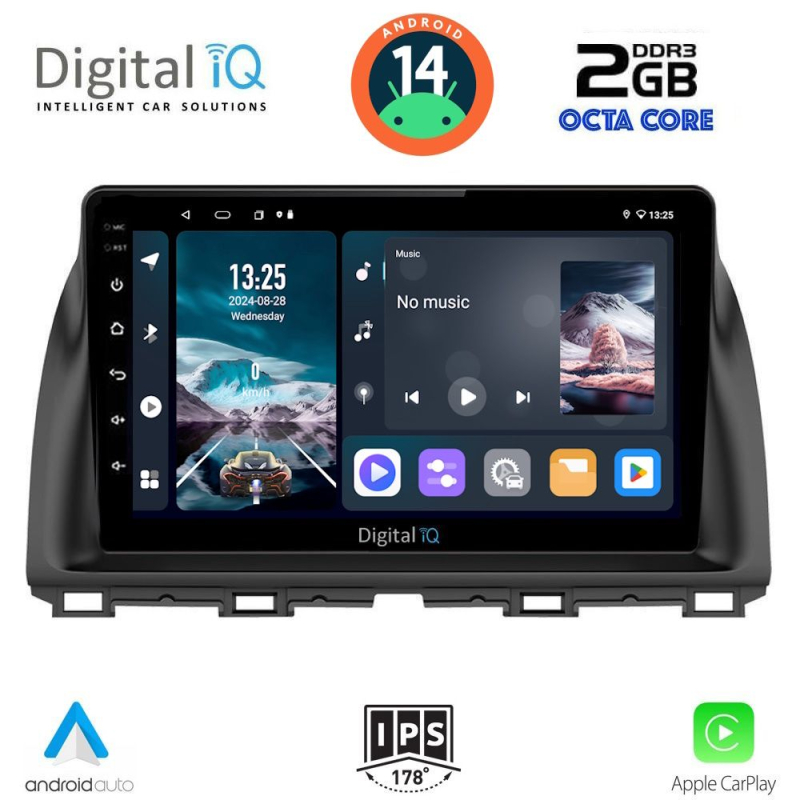 DIGITAL IQ RTG 4380_CPA (10inc) MULTIMEDIA TABLET for MAZDA CX5 mod. 2013-2017