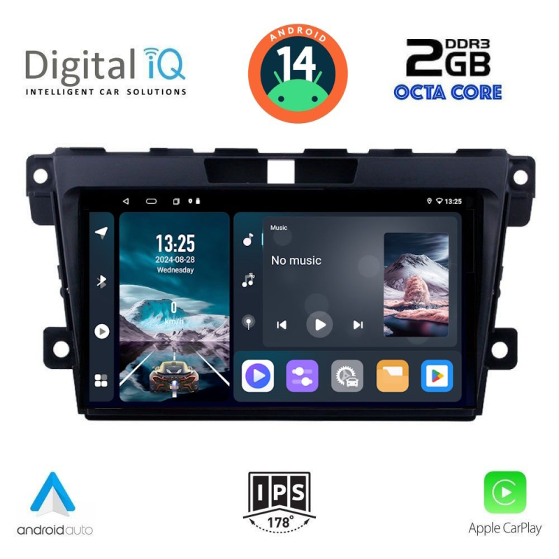 DIGITAL IQ RTG 4389_CPA (9inc) MULTIMEDIA TABLET for MAZDA CX7  mod. 2006-2012