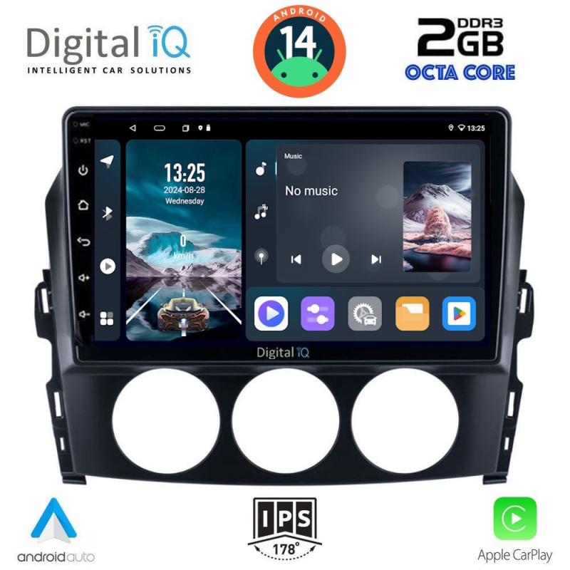 DIGITAL IQ RTG 4392_CPA (9inc) MULTIMEDIA TABLET for MAZDA MX5 mod. 2005-2015