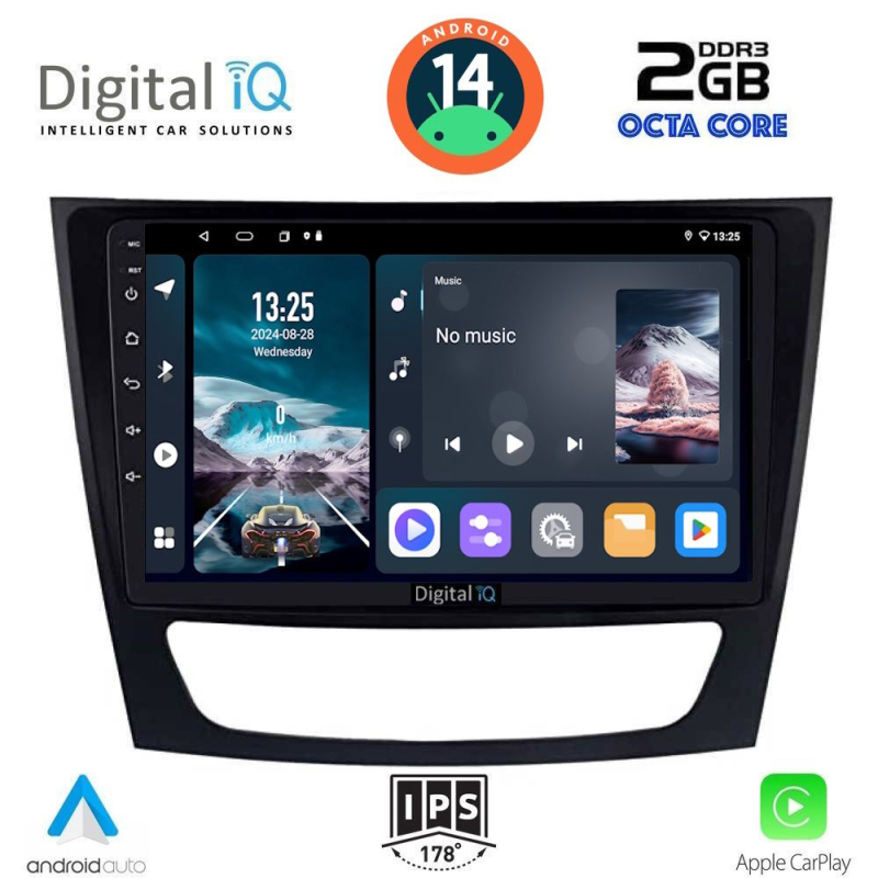 DIGITAL IQ RTG 4408_CPA (9inc) MULTIMEDIA TABLET for MERCEDES E (W211) – CLS (W219) mod. 2003-2009 DIGITAL IQ RTG 4408_CPA (9inc) MULTIMEDIA TABLET for MERCEDES E (W211) – CLS (W219) mod. 2003-2009