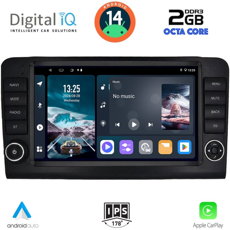 DIGITAL IQ RTG 4416_CPA (9inc) MULTIMEDIA TABLET for MERCEDES ML (W164) – GL (X164) mod. 2005-2011