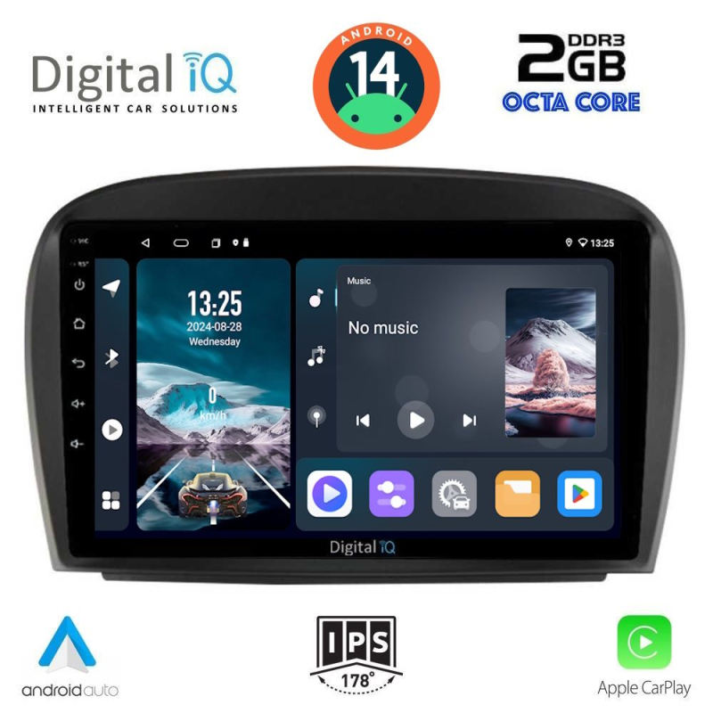 DIGITAL IQ RTG 4427_CPA (9inc) MULTIMEDIA TABLET for MERCEDES SL (R230) FACELIFT mod. 2006-2012