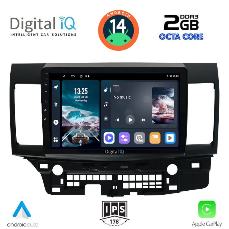 DIGITAL IQ RTG 4434_CPA (10inc) MULTIMEDIA TABLET for MITSUBISHI LANCER mod. 2008> DIGITAL IQ RTG 4434_CPA (10inc) MULTIMEDIA TABLET for MITSUBISHI LANCER mod. 2008>