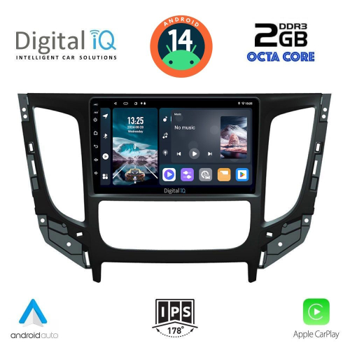 DIGITAL IQ RTG 4437_CPA CLIMA (9inc) MULTIMEDIA TABLET for MITSUBISHI L200 mod. 2015&gt; με CLIMA