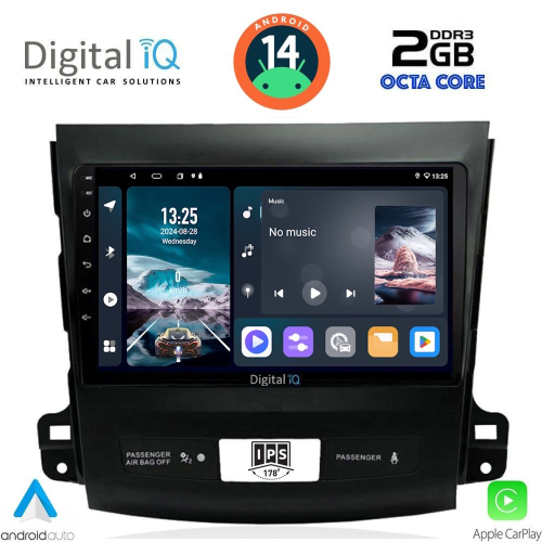 DIGITAL IQ RTG 4442_CPA (9inc) MULTIMEDIA TABLET for CITROEN C-CROSSER | MITSUBISHI OUTLANDER | PEUGEOT 4007  mod. 2006-2012