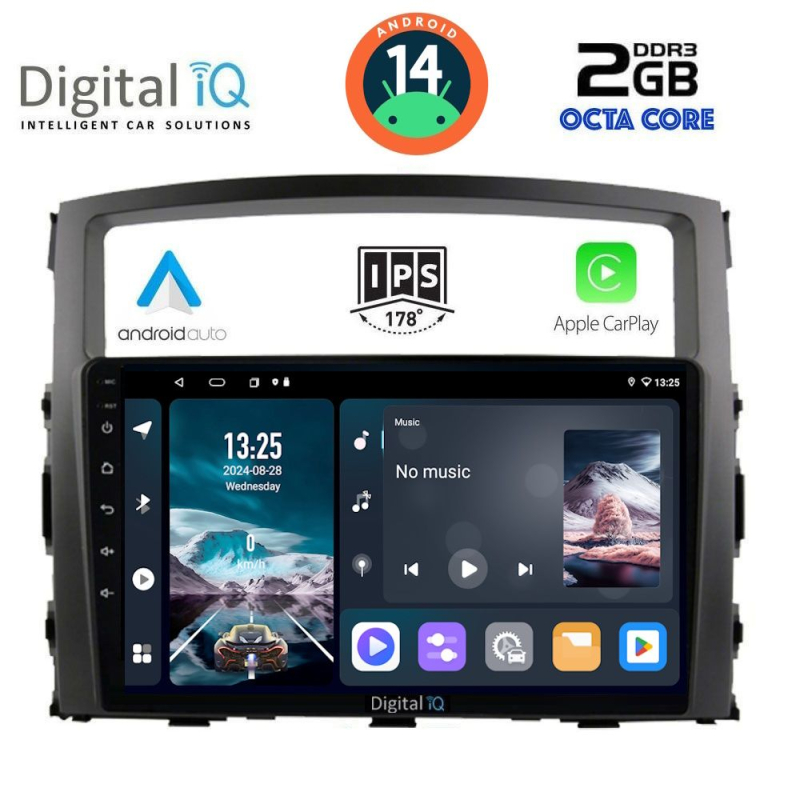 DIGITAL IQ RTG 4446_CPA (9inc) MULTIMEDIA TABLET for MITSUBISHI PAJERO mod. 2006-2013 DIGITAL IQ RTG 4446_CPA (9inc) MULTIMEDIA TABLET for MITSUBISHI PAJERO mod. 2006-2013