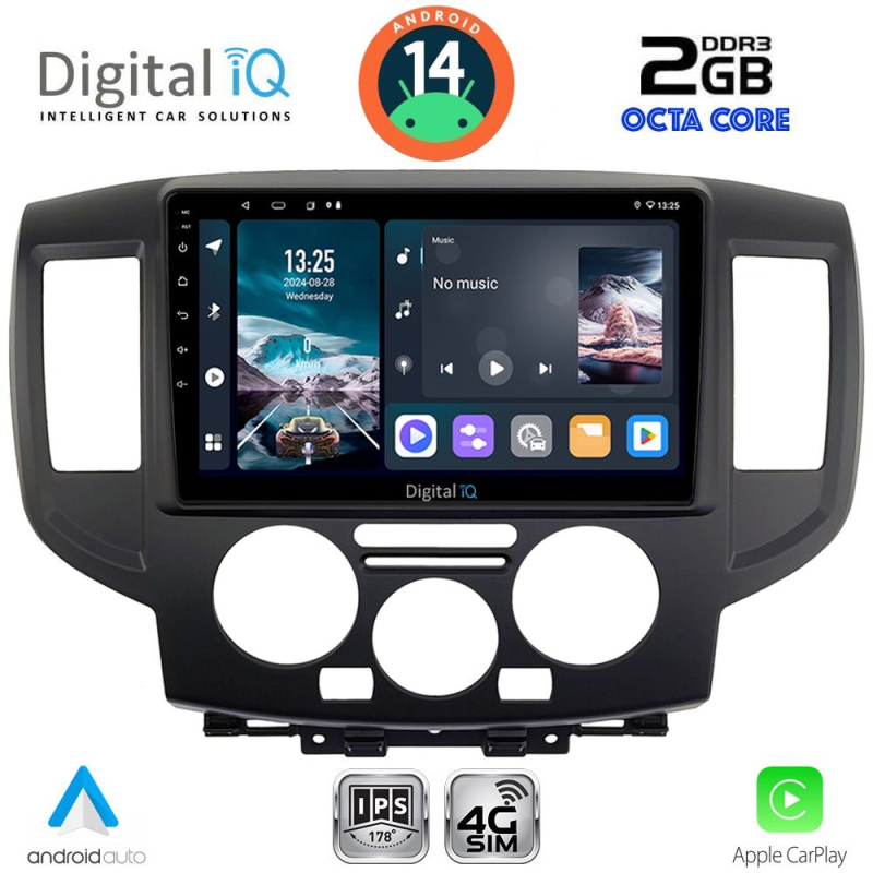 DIGITAL IQ RTG 4458BL_CPA (9inc) MULTIMEDIA TABLET for NISSAN NV 200 mod. 2009> (BLACK) DIGITAL IQ RTG 4458BL_CPA (9inc) MULTIMEDIA TABLET for NISSAN NV 200 mod. 2009> (BLACK)