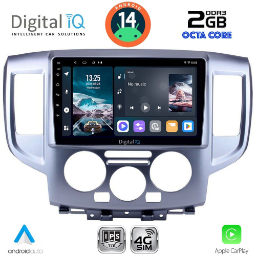 DIGITAL IQ RTG 4458SL_CPA (9inc) MULTIMEDIA TABLET for NISSAN NV 200 mod. 2009&gt; (SILVER)