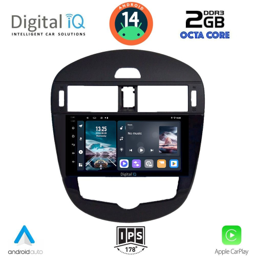 DIGITAL IQ RTG 4470_CPA CLIMA (9inc) MULTIMEDIA TABLET for NISSAN PULSAR mod. 2014&gt;