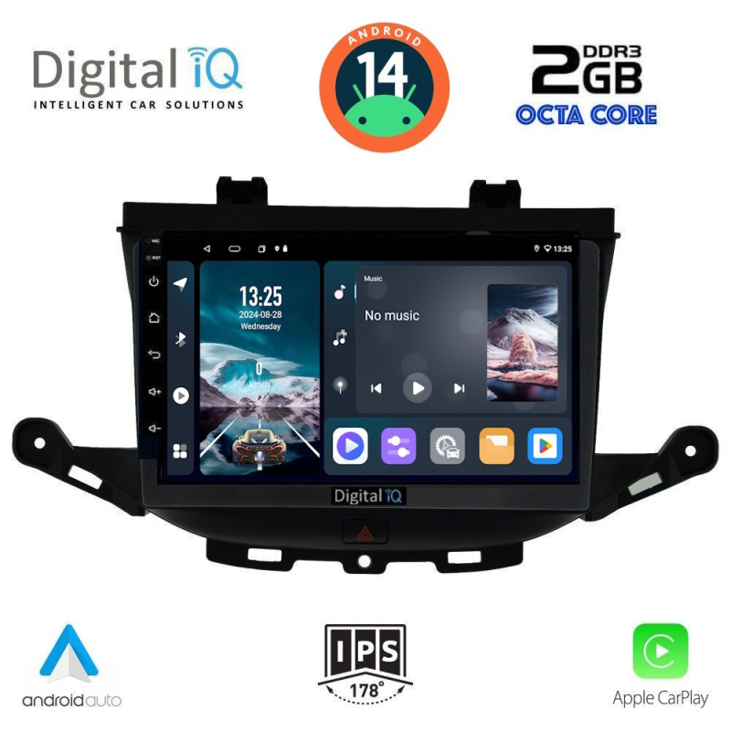 DIGITAL IQ RTG 4483_CPA (9inc) MULTIMEDIA TABLET for OPEL ASTRA K  mod.2015>