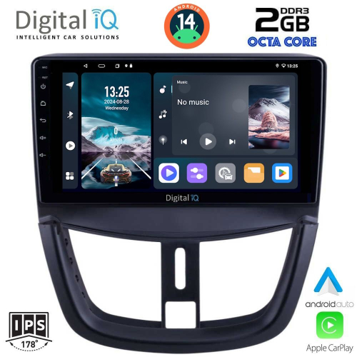 DIGITAL IQ RTG 4507_CPA (9inc) MULTIMEDIA TABLET for PEUGEOT 207 mod. 2007&gt;