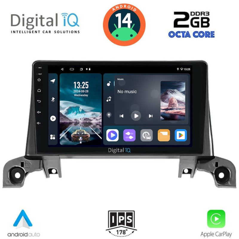DIGITAL IQ RTG 4519_CPA (9inc) MULTIMEDIA TABLET for PEUGEOT 3008 - 5008 mod. 2016>