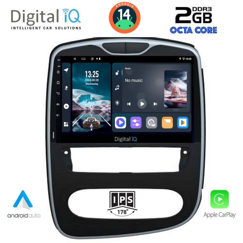 DIGITAL IQ RTG 4545_CPA (10inc) MULTIMEDIA TABLET for RENAULT CLIO mod. 2016-2019