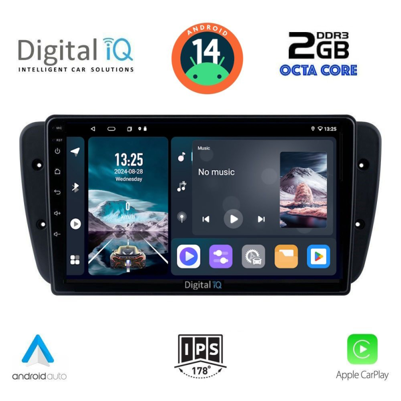 DIGITAL IQ RTG 4571_CPA (9inc) MULTIMEDIA TABLET for SEAT IBIZA mod. 2008-2015