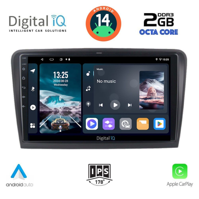 DIGITAL IQ RTG 4604_CPA (10inc) MULTIMEDIA TABLET for SKODA SUPERB mod. 2008-2015