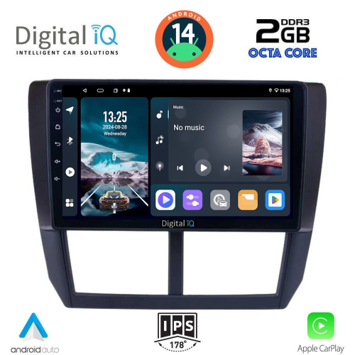 DIGITAL IQ RTG 4662_CPA (9inc) MULTIMEDIA TABLET for SUBARU FORESTER - IMPREZA - XV mod. 2008-2013