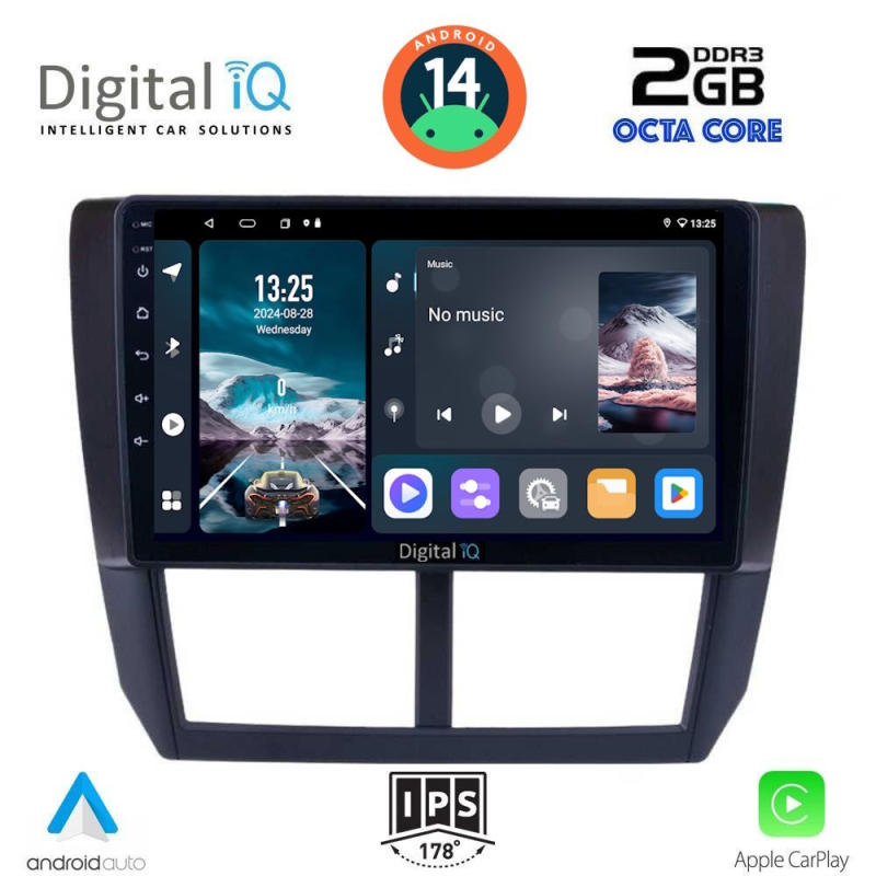 DIGITAL IQ RTG 4662_CPA (9inc) MULTIMEDIA TABLET for SUBARU FORESTER - IMPREZA - XV mod. 2008-2013 DIGITAL IQ RTG 4662_CPA (9inc) MULTIMEDIA TABLET for SUBARU FORESTER - IMPREZA - XV mod. 2008-2013