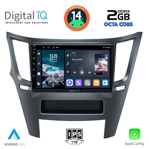 DIGITAL IQ RTG 4667_CPA (9inc) MULTIMEDIA TABLET for SUBARU LEGACY - OUTBACK mod. 2009-2014