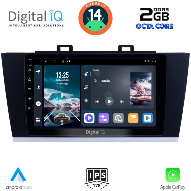 DIGITAL IQ RTG 4668_CPA (9inc) MULTIMEDIA TABLET for SUBARU LEGACY - OUTBACK mod. 2014-2019